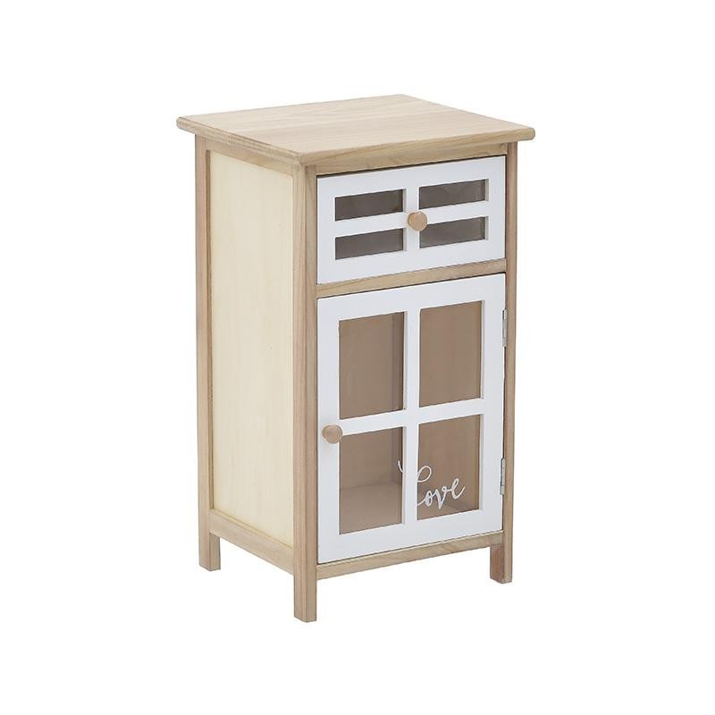 Συρταριέρα Ξύλινη inart 33x30x58εκ. 3-50-376-0063 (Υλικό: Ξύλο, Χρώμα: Λευκό) – inart – 3-50-376-0063