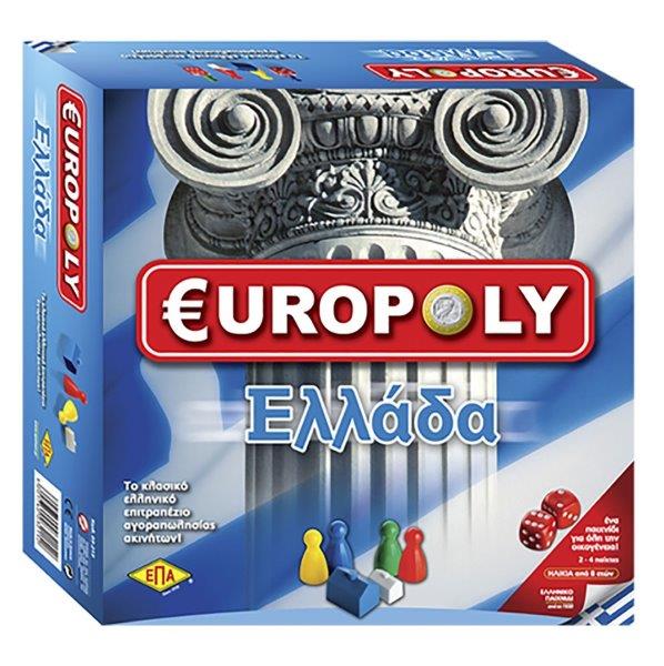 Επιτραπέζιο Παιχνίδι Europoly Ελλάδα 27x27εκ. ΕΠΑ 69-222 - ΕΠΑ - 69-222 172887