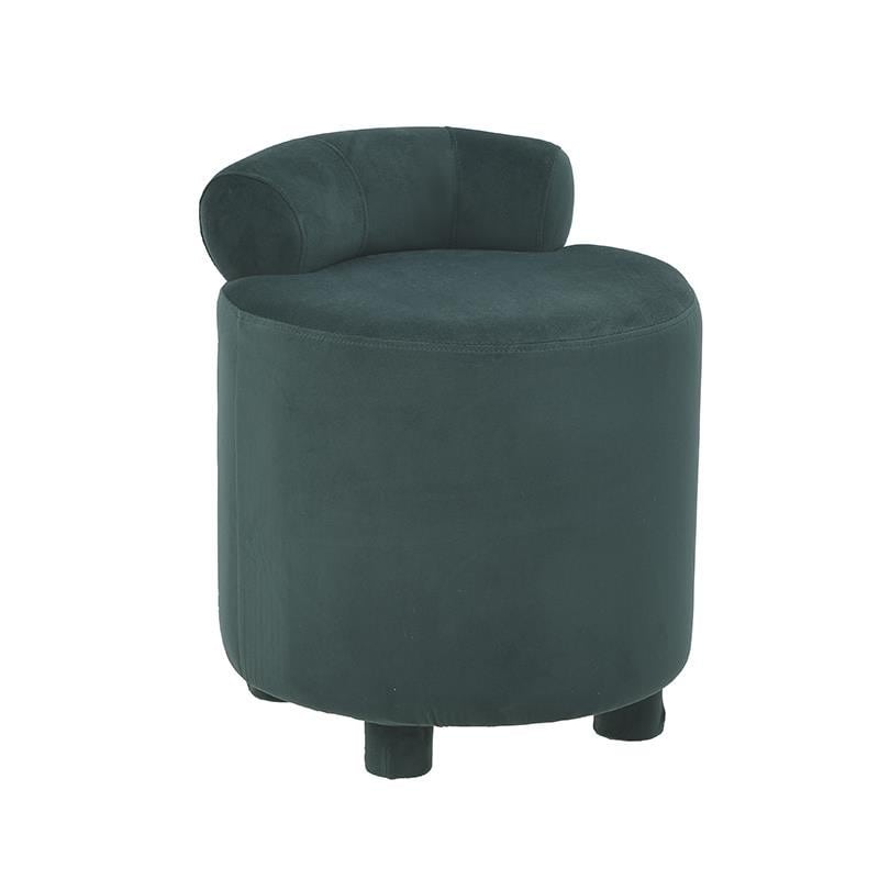 Σκαμπώ Βελούδινο inart 46x48x56εκ. 3-50-104-0426 (Ύφασμα: Βελούδο, Χρώμα: Πράσινο ) – inart – 3-50-104-0426