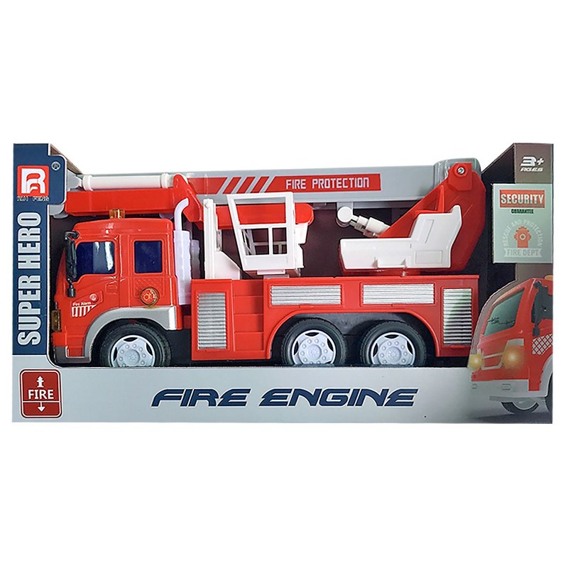 Πυροσβεστικό Όχημα Τριβής Με Φως & Ήχο 28x15x9εκ. Toy Markt 70-2217 - Toy Markt - 70-2217 172864