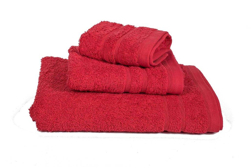Πετσέτα Βαμβακερή Σώματος 75x145εκ. Red 7311198-14 (Ύφασμα: Βαμβάκι 100%, Χρώμα: Κόκκινο) - KOMVOS HOME - 7311198-14 136816
