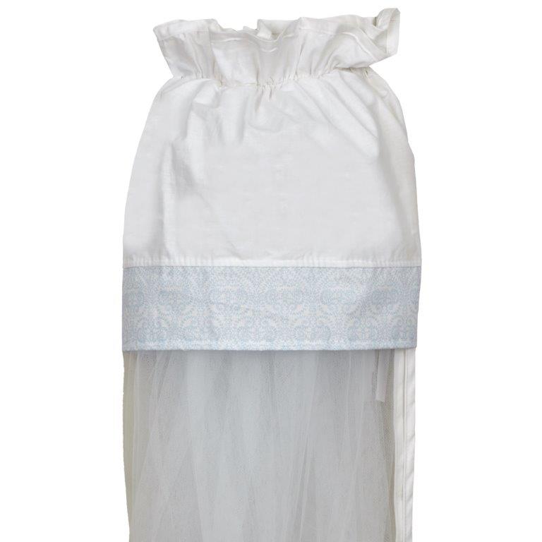 Κουνουπιέρα Κρεβατιού Nylon-Βαμβακερή 180×540εκ. Volt Ciel (Ύφασμα: Βαμβάκι 100%, Υλικό: Nylon, Χρώμα: Λευκό) – Ο Κόσμος του Μωρού – 5205626801221