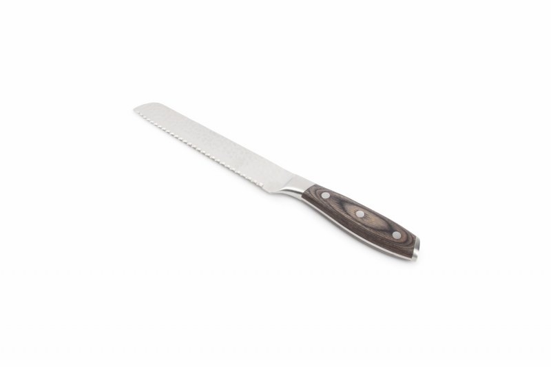 Μαχαίρι Ψωμιού Σφυρήλατο Ανοξείδωτο Ατσάλι S&P 20εκ. Chop 823013 (Υλικό: Ξύλο) – Salt & Pepper – 823013