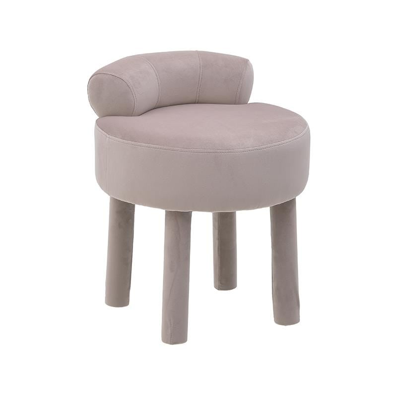 Σκαμπώ Βελούδινο inart 46x48x55εκ. 3-50-104-0428 (Ύφασμα: Βελούδο, Χρώμα: Ροζ) – inart – 3-50-104-0428