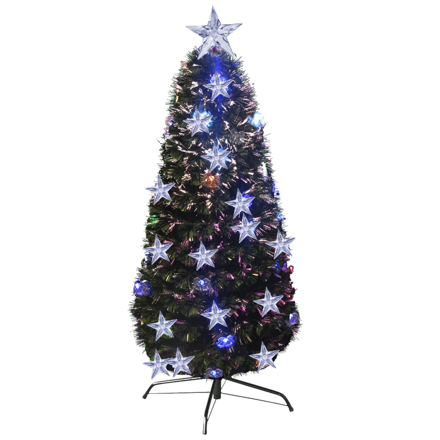 Χριστουγεννιάτικο Δέντρο Με Οπτικές Ίνες Και Led 90εκ. Xmasfest 93-1029 (Χρώμα: Πράσινο ) - Xmas fest - 93-1029 108376