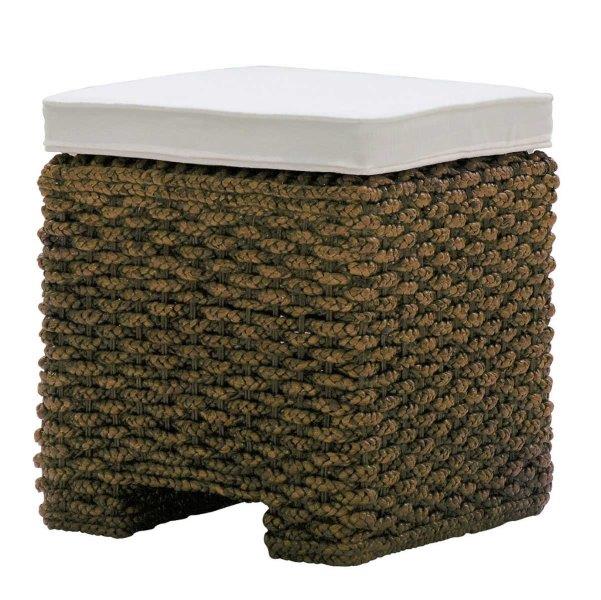 Σκαμπώ Rattan Υδρουάκυνθος Καφέ J&M Home 40x40x40εκ. AC FT/B (Σετ 2 Τεμάχια) (Χρώμα: Καφέ, Υλικό: Ραττάν) – J&M HOME – 4-AC FT/B