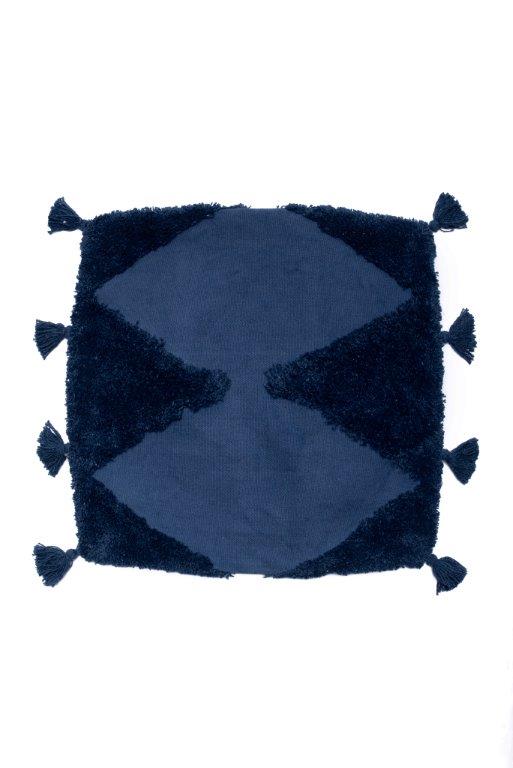 Διακοσμητική Μαξιλαροθήκη Βαμβακερή 45x45εκ. Alfie Blue Palamaiki (Ύφασμα: Βαμβάκι 100%, Χρώμα: Μπλε) - Palamaiki - 5205857225773 117829