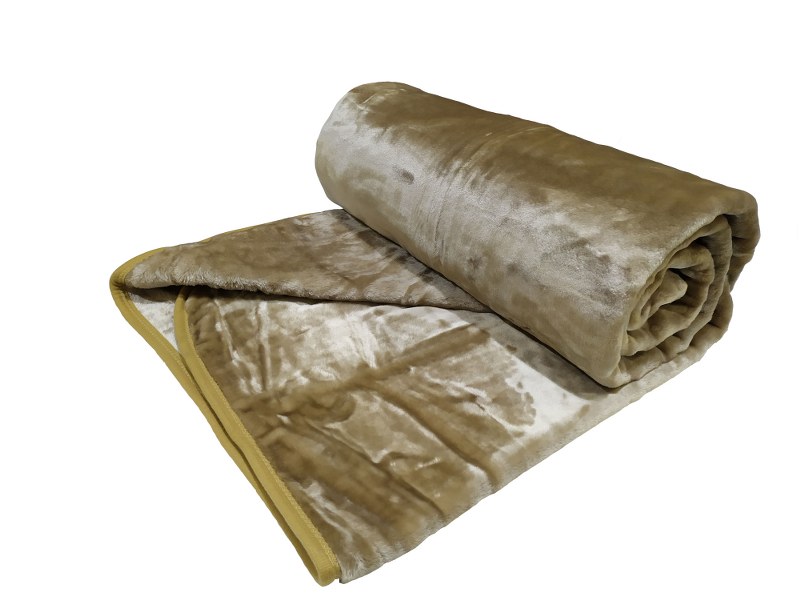 Κουβέρτα Βελουτέ Μονή 160×220εκ. Beige (Ύφασμα: Polyester, Χρώμα: Μπεζ) – OEM – 5201847011029-1