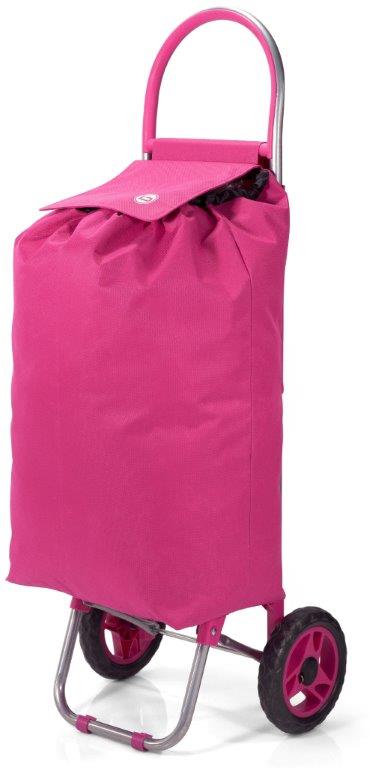 Καρότσι Λαΐκής Polyester 32x20x56εκ. benzi Pink (Ύφασμα: Polyester, Χρώμα: Ροζ) – benzi – BZ-5585-pink