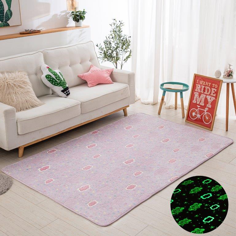 Χαλί Φωσφοριζέ Flannel 150×220+7εκ. Doodle Palamaiki (Υλικό: Flannel 100%) – Palamaiki – 5205857236687