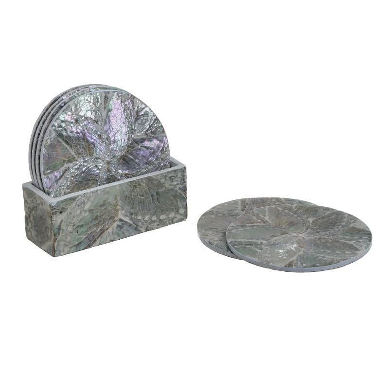 Σουβέρ Σετ 6τμχ Polyresin inart 11x5x11εκ. 3-70-047-0027 (Υλικό: Polyresin) – inart – 3-70-047-0027