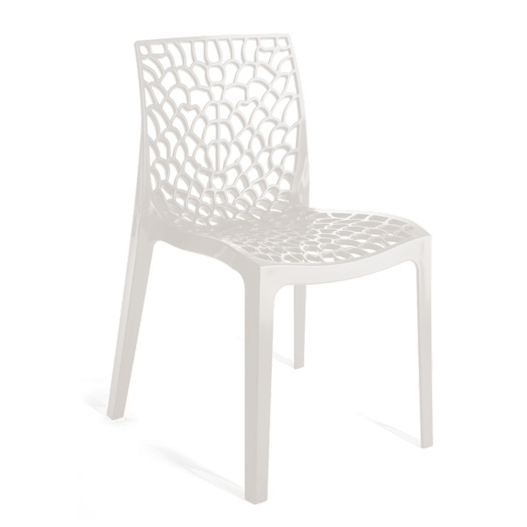 Καρέκλα Πολυπροπυλενίου Gruvyer White – OEM – 13-gruvyer-white
