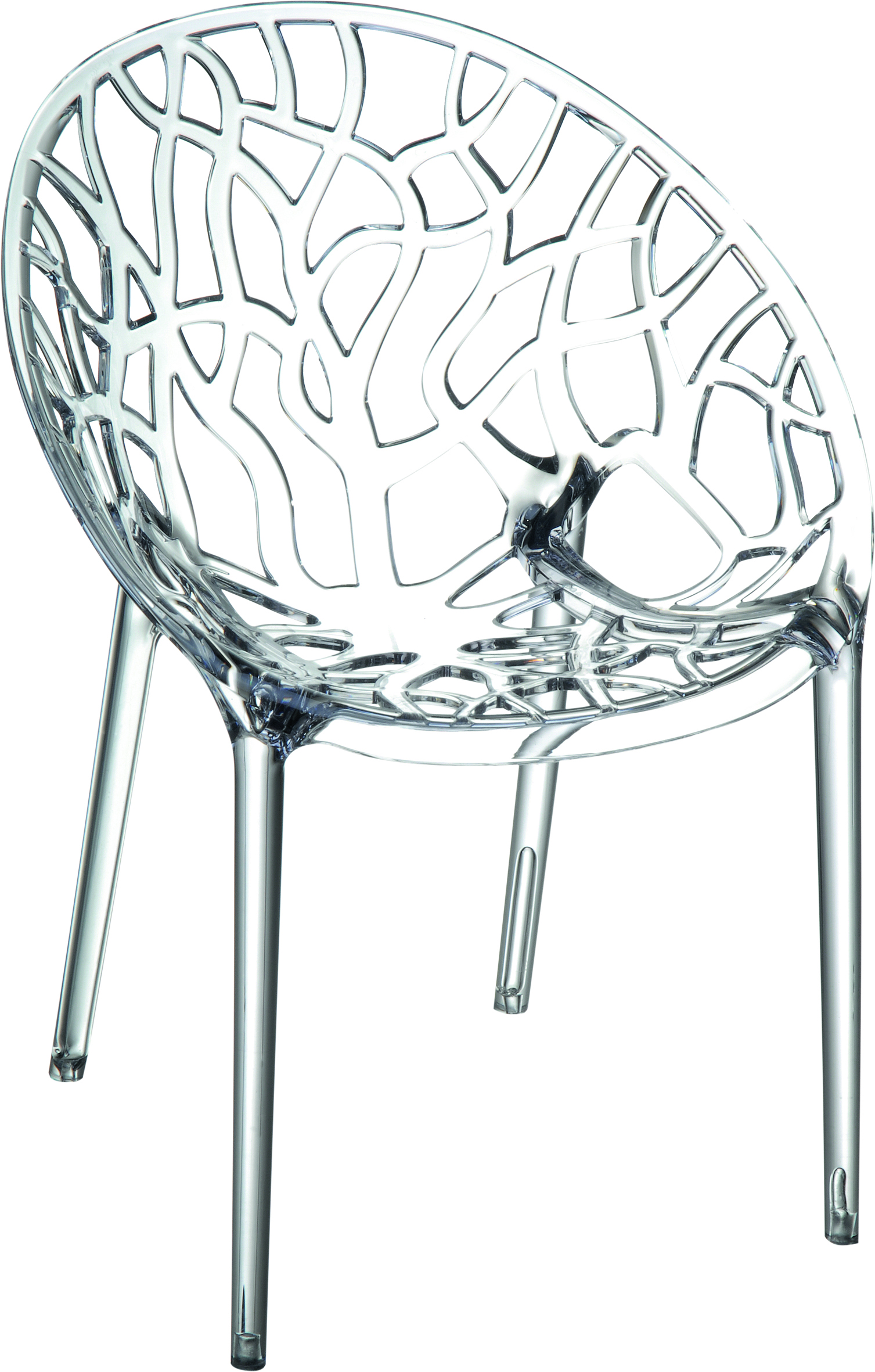 Πολυθρόνα Πολυκαρμπονική Διαφανής – OEM – 1-CRYSTAL-2