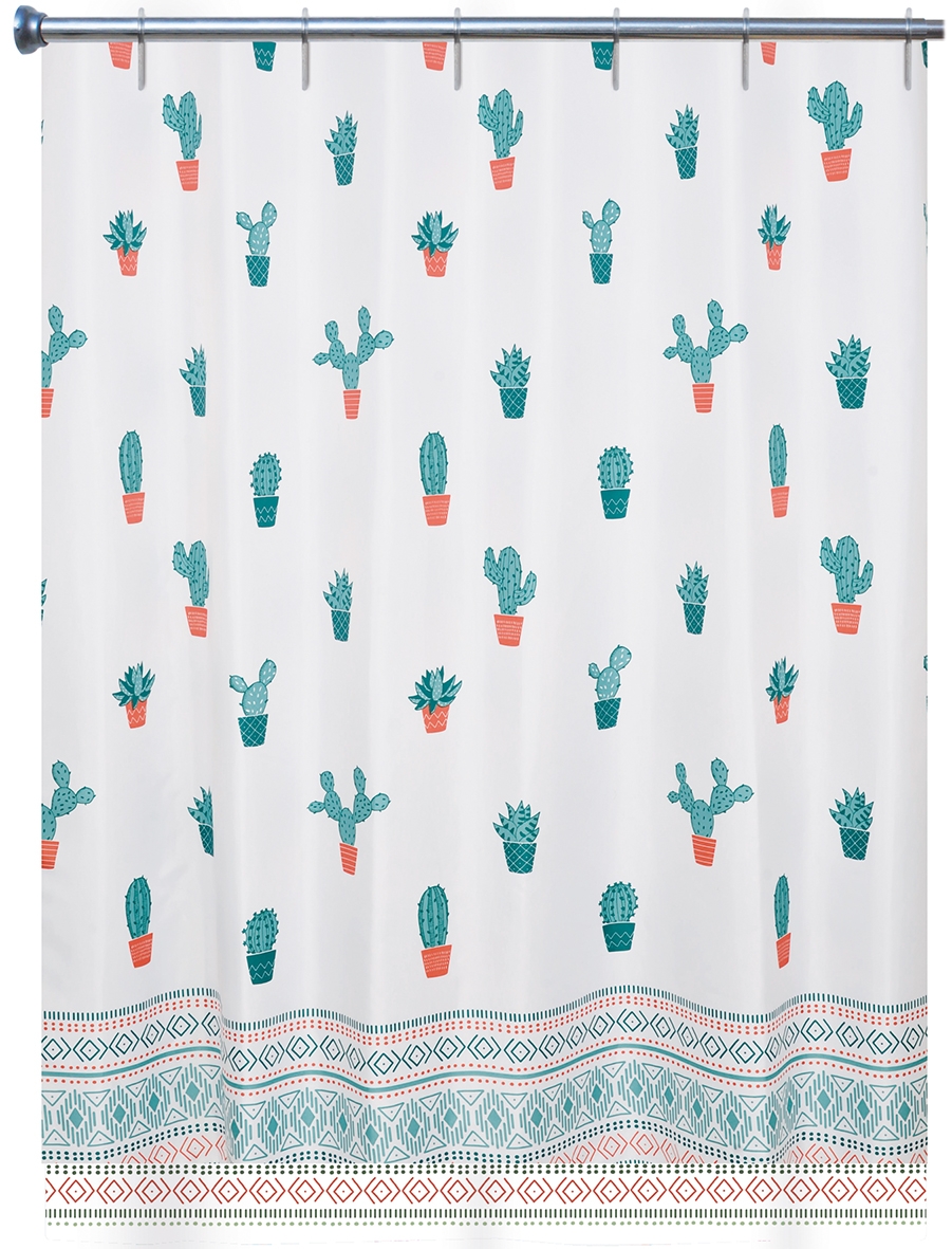 Κουρτίνα Μπάνιου Polyester Cactus 180×200εκ. Arvix AX00035447 (Ύφασμα: Polyester) – Arvix – AX00035447