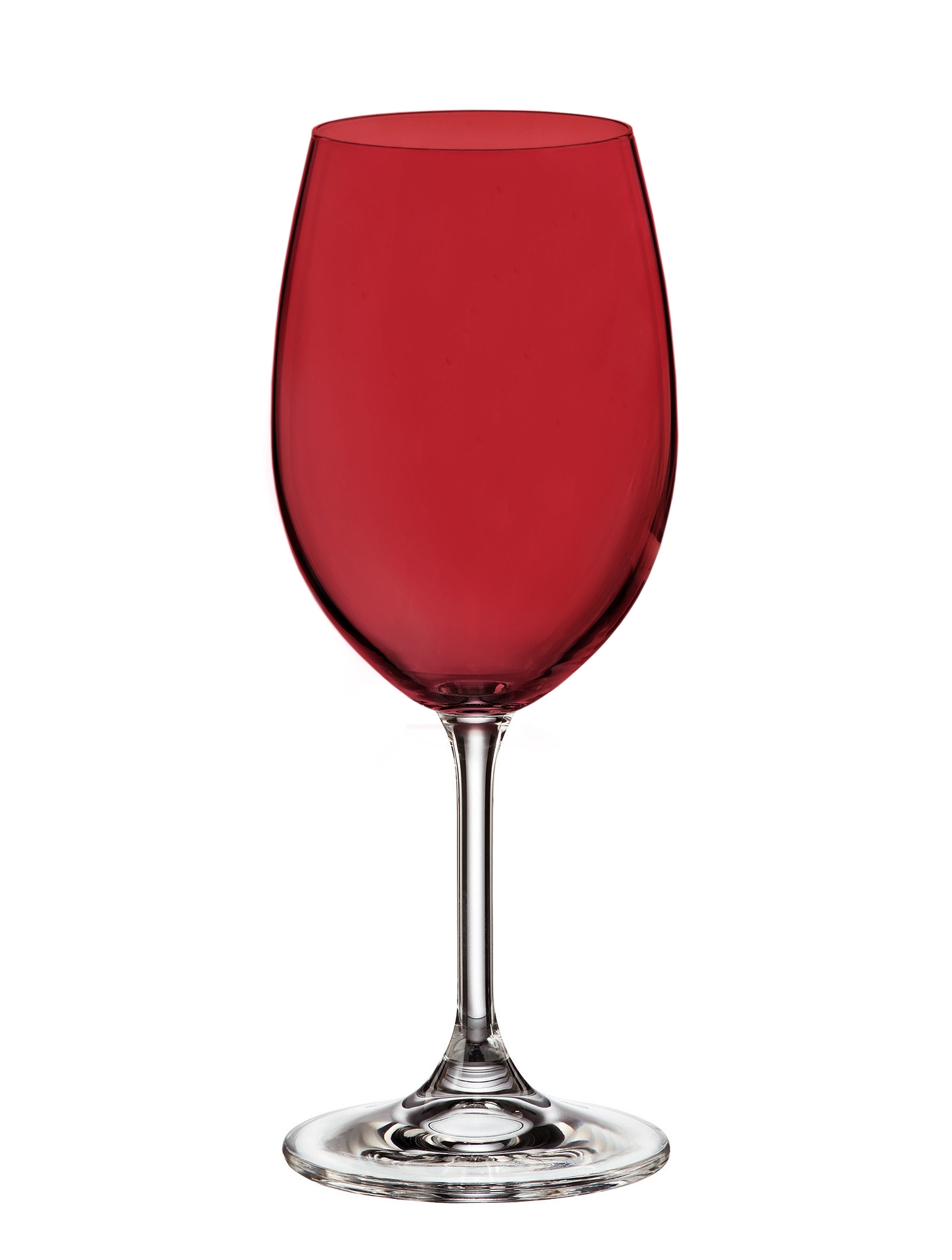 Ποτήρι Νερού Κρυστάλλινο Bohemia Sylvia Red 450ml CTB4S4157245 (Σετ 6 Τεμάχια) (Υλικό: Κρύσταλλο, Χρώμα: Κόκκινο, Μέγεθος: Κολωνάτο) – Κρύσταλλα Βοημίας – CTB4S4