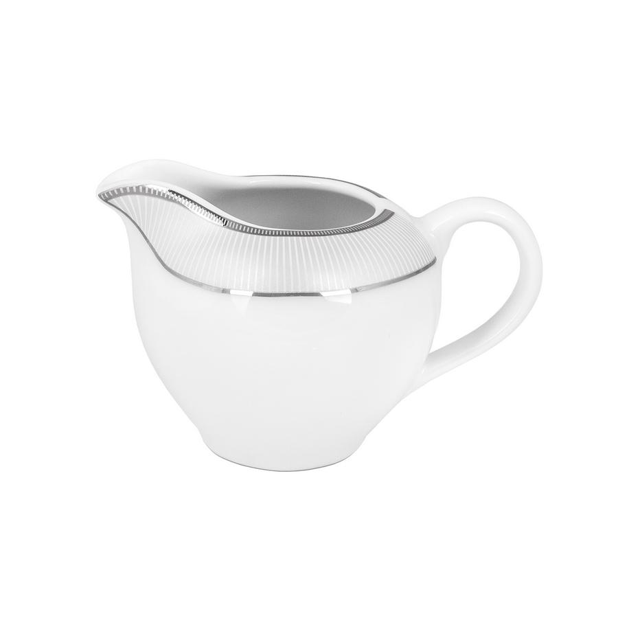 Γαλατιέρα Πορσελάνης Λευκή Classic Stripes Oriana Ferelli 300ml PR17310213 (Υλικό: Πορσελάνη, Χρώμα: Λευκό) – Oriana Ferelli® – PR17310213