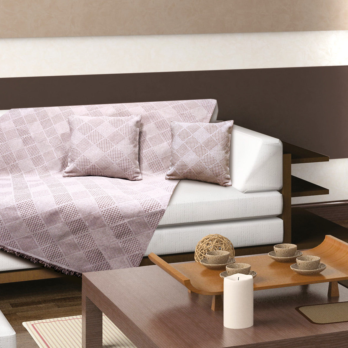 Ριχτάρι Polycotton Πολυθρόνας 180×160εκ. Orlando Dusty Sb home (Ύφασμα: 80% Cotton – 20% Polyester, Χρώμα: Σάπιο Μήλο ) – Sb home – 5206864061644
