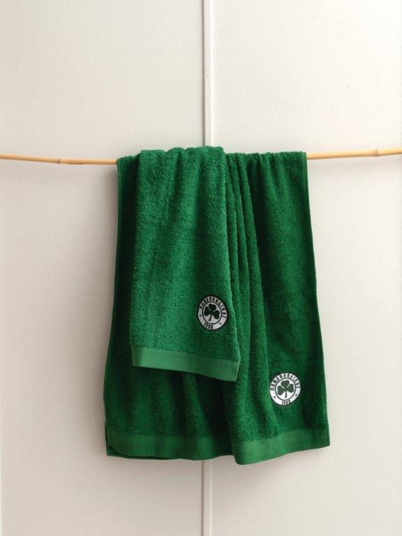 Πετσέτα Μεμονωμένη Βαμβακερή Προσώπου 50x100εκ. Panathinaikos Palamaiki (Ύφασμα: Βαμβάκι 100%, Χρώμα: Πράσινο ) - Palamaiki - 5205857009298 153758