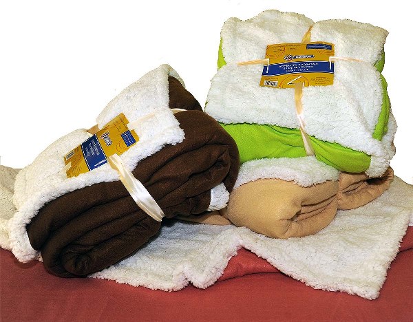 Κουβέρτα Υπέρδιπλη Fleece Σέρπα Διπλής Όψεως Καφέ – OEM – fleece-serpa-k2-kafe