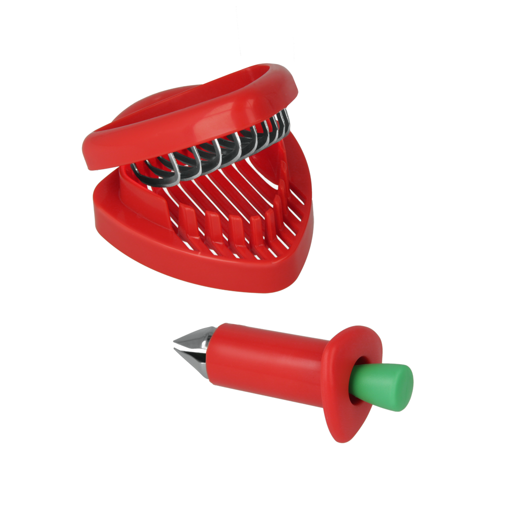 Καθαριστής και Κόπτης Φράουλας Mrs Berry Metaltex – METALTEX – 204664