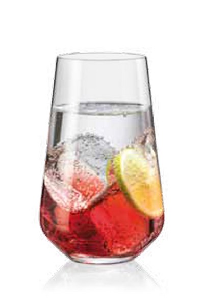 Σετ 6τμχ Ποτήρι Τσεχίας Sandra 440ml (Χρώμα: Διάφανο , Υλικό: Κρυσταλλίνη, Μέγεθος: Σωλήνας) – AB – 6-sandra-440ml