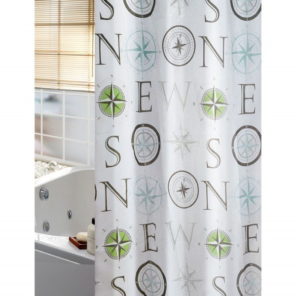 Κουρτίνα Μπάνιου Υφασμάτινη Compass Joy Bath – Joy Bath Accessories – compass
