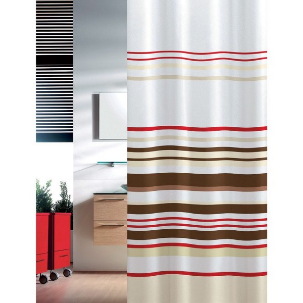 Κουρτίνα Μπάνιου Υφασμάτινη Stripes Joy Bath – Joy Bath Accessories – stripes