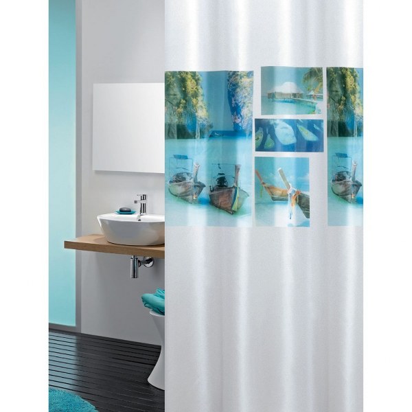 Κουρτίνα Μπάνιου Πλαστική Beach Joy Bath – Joy Bath Accessories – beach