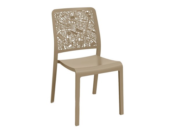 Καρέκλα Εξωτερικού Χώρου City Cappuccino – Allibert – city-k-chair-cappuccino