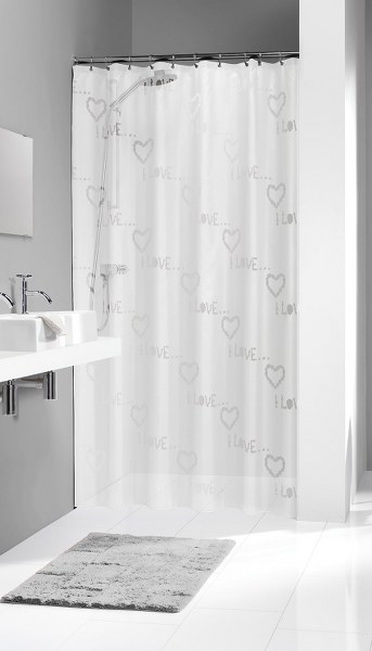 Κουρτίνα Πλαστική «Condens White Transparent» Sealskin (180×200εκ.) – sealskin – 210841310