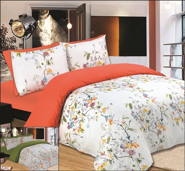 Le Blanc Ζεύγος Μαξιλαροθήκες Flowers Peach (Ύφασμα: Βαμβάκι 100%) – Le Blanc – flowers-peach-max