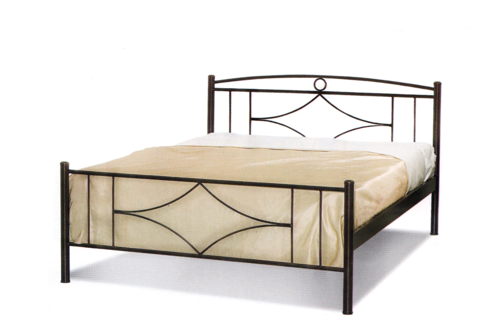 Κρεβάτι Σιδερένιο Διπλό 355 – Β – 3-355