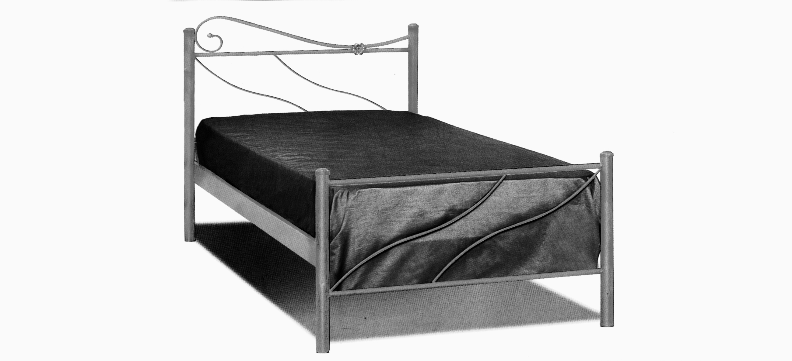 Κρεβάτι Σιδερένιο Μονό 395 – Β – 3-395