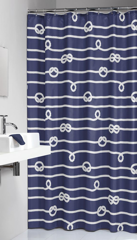 Κουρτίνα Υφασμάτινη «Rope Βlue» 180×200εκ. Sealskin 233761322 – sealskin – 233761322