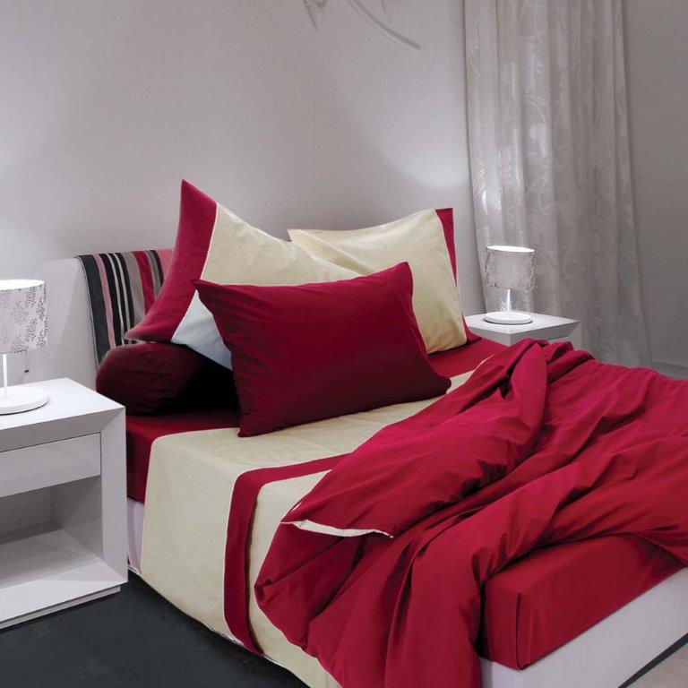 Παπλωματοθήκη Μονή 170×240εκ. Simi Maroon Sb home – Sb home – 5206864039339