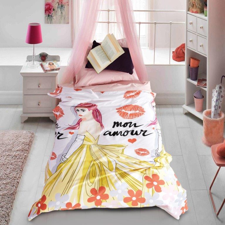 Παπλωματοθήκη Βαμβακερή Μονή 170×240εκ. Brigita Lime Sb home (Ύφασμα: Βαμβάκι 100%, Χρώμα: Κίτρινο ) – Sb home – 5206864040106