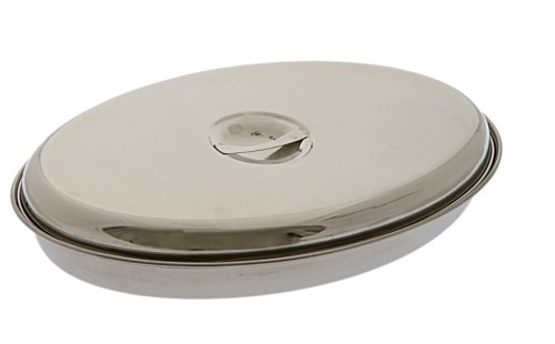 Μπολ Οβάλ με Καπάκι Ανοξείδωτο 19εκ. – VELTIHOME – 69036-1