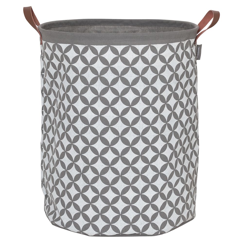 Καλάθι Απλύτων Υφασμάτινο «Diamonds Grey» 50×40εκ. sealskin – sealskin – 362302012