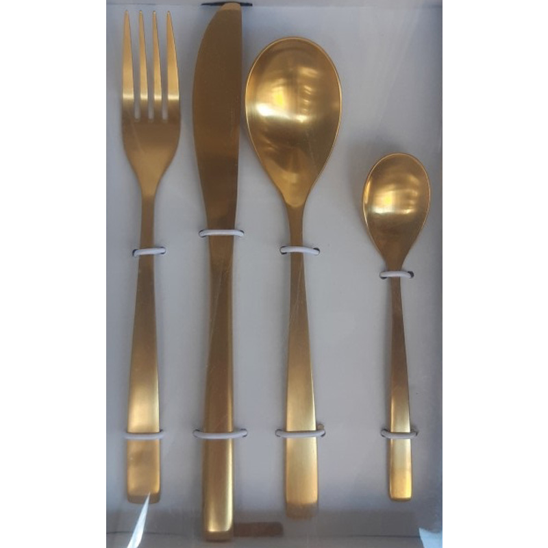 Σετ Μαχαιροπήρουνα 24τμχ Ανοξείδωτα Comas Bcn Colors Gold (Υλικό: Ανοξείδωτο) – Comas – 6-bcn-colors-gold-24-x