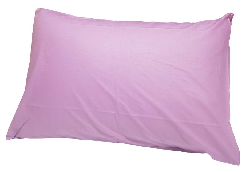 Ζεύγος Μαξιλαροθήκες Μονόχρωμες 50χ70εκ. Lilac (Ύφασμα: 50%Cotton-50%Polyester, Χρώμα: Λιλά) – KOMVOS HOME – memon-max-lilac