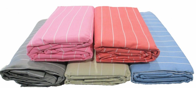 Σεντόνι Μονό με Λάστιχο Μεμονωμένο Stripe Light Blue – KOMVOS HOME – stripe-memon-last-sent1-lightblue