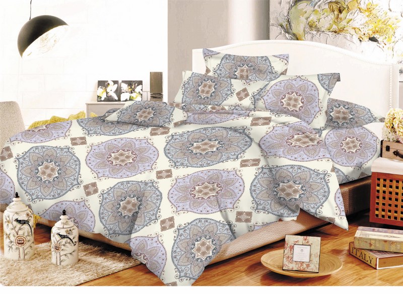 Σετ Σεντόνια Υπέρδιπλα 220×240εκ. Εμπριμέ Floredia Brown 24home – 24home.gr – floredia-brown-sent2