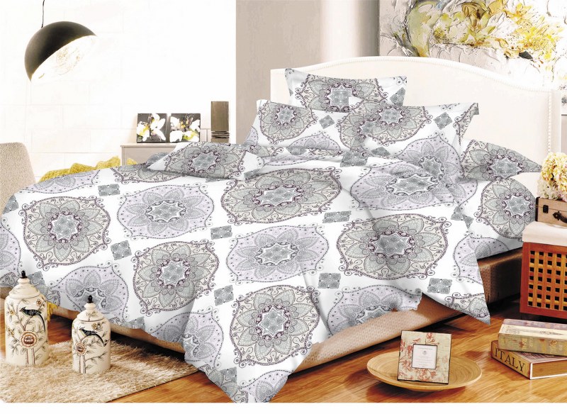 Σετ Σεντόνια Υπέρδιπλα 220×240εκ. Εμπριμέ Floredia Grey 24home – 24home.gr – floredia-grey-sent2