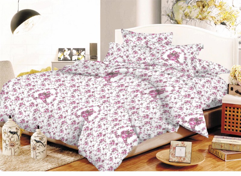 Σετ Σεντόνια Υπέρδιπλα 220×240εκ. Εμπριμέ Rosa Fuchsia 24home – 24home.gr – rosa-fuchsia-sent2