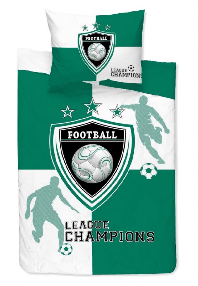 Κουβερλί Μονό 160×240εκ. Team Green 24home (Ύφασμα: 50%Cotton-50%Polyester, Χρώμα: Λευκό) – 24home.gr – 24-team-green-k1