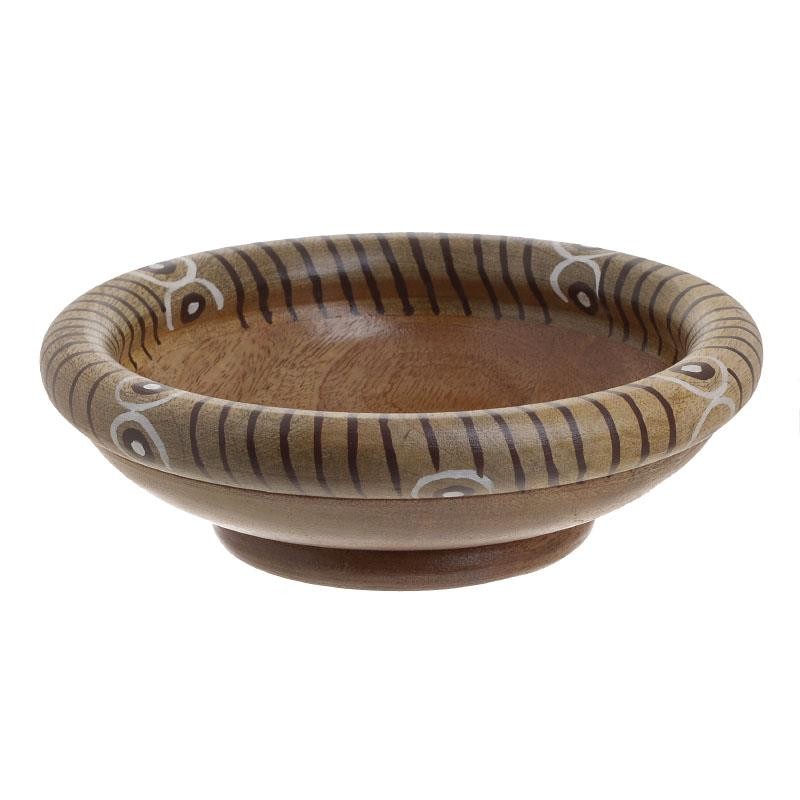 Διακοσμητικό Μπωλ Ξύλινο 22x22x7εκ. inart 3-70-339-0006 – inart – 3-70-339-0006