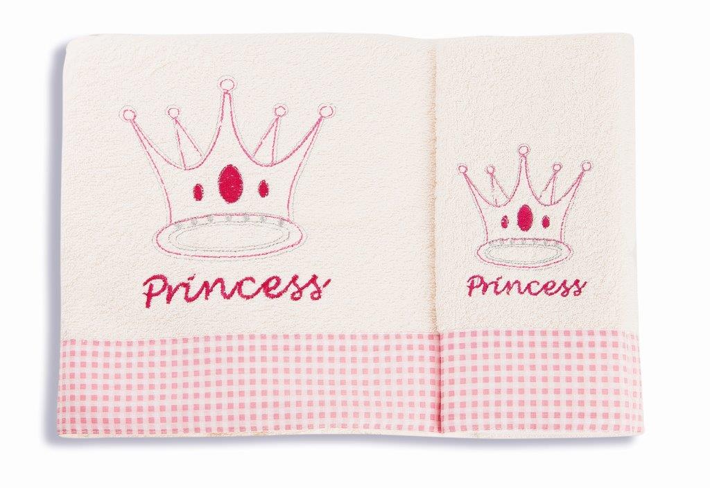 Σετ Πετσέτες 2τμχ Μπεμπέ Princess 34 Dim Collection – DimCol – 1212115801503447