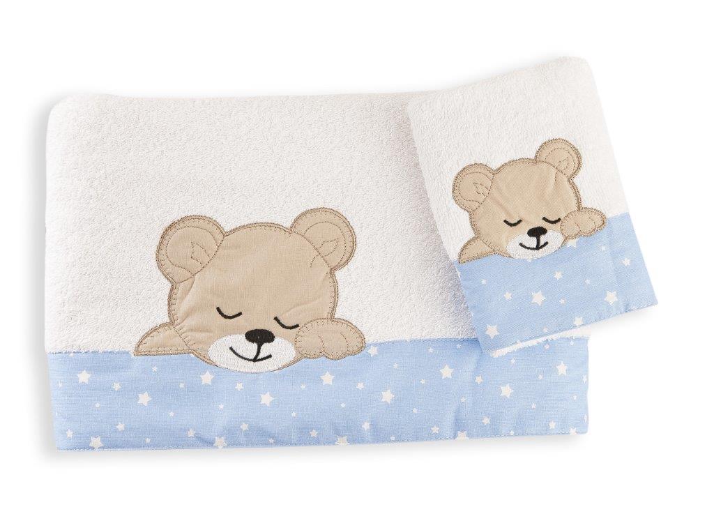 Σετ Πετσέτες 2τμχ Μπεμπέ Sleeping Bears Cub 11 Dim Collection – DimCol – 1212115801701120