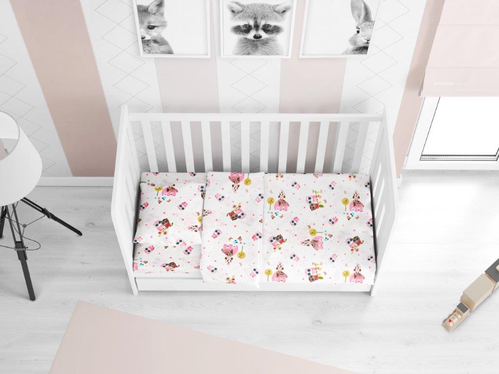 Σετ Σεντόνια Μπεμπέ 120×160εκ. Κουκουβάγια 45 Dim Collection – Dim Collection – 1914617607404500