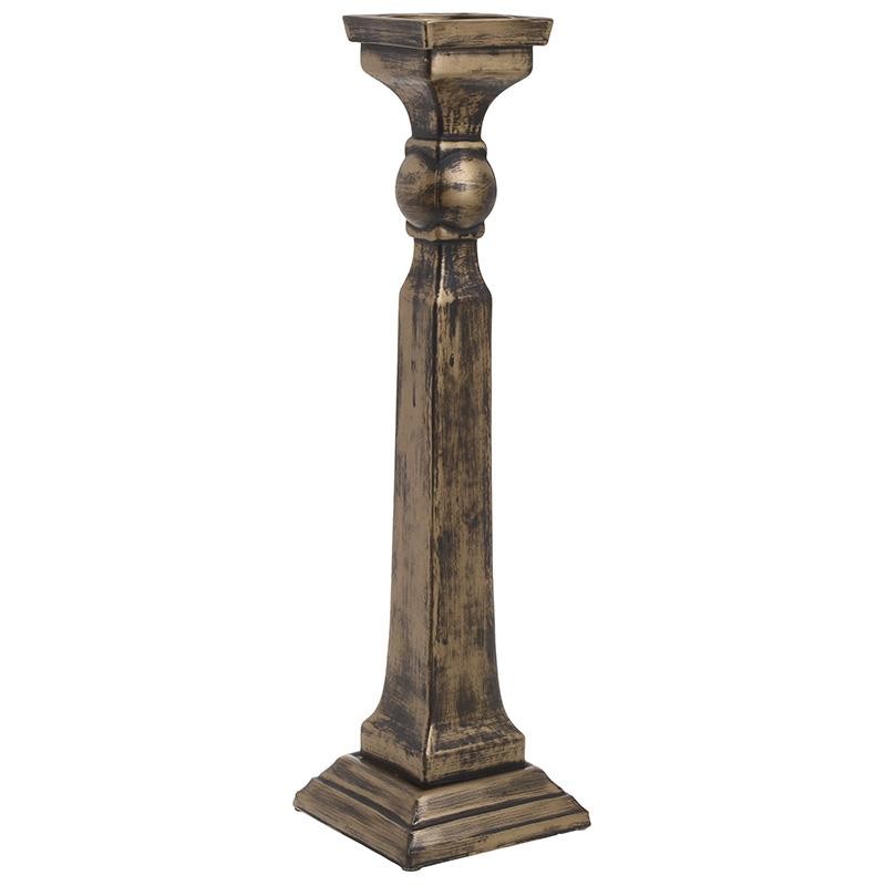 Κηροπήγιο Γυάλινο Αντικέ inart 15×53εκ. 3-70-811-0022 – inart – 3-70-811-0022